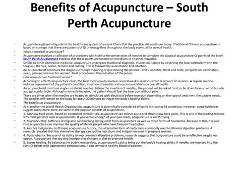 acupuncture south perth|Best Acupuncture Treatments in South Perth, Perth .